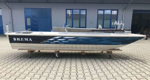 łódź aluminiowa płaskodenna wędkarska