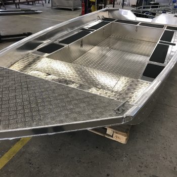 łódź aluminiowa płaskodenna